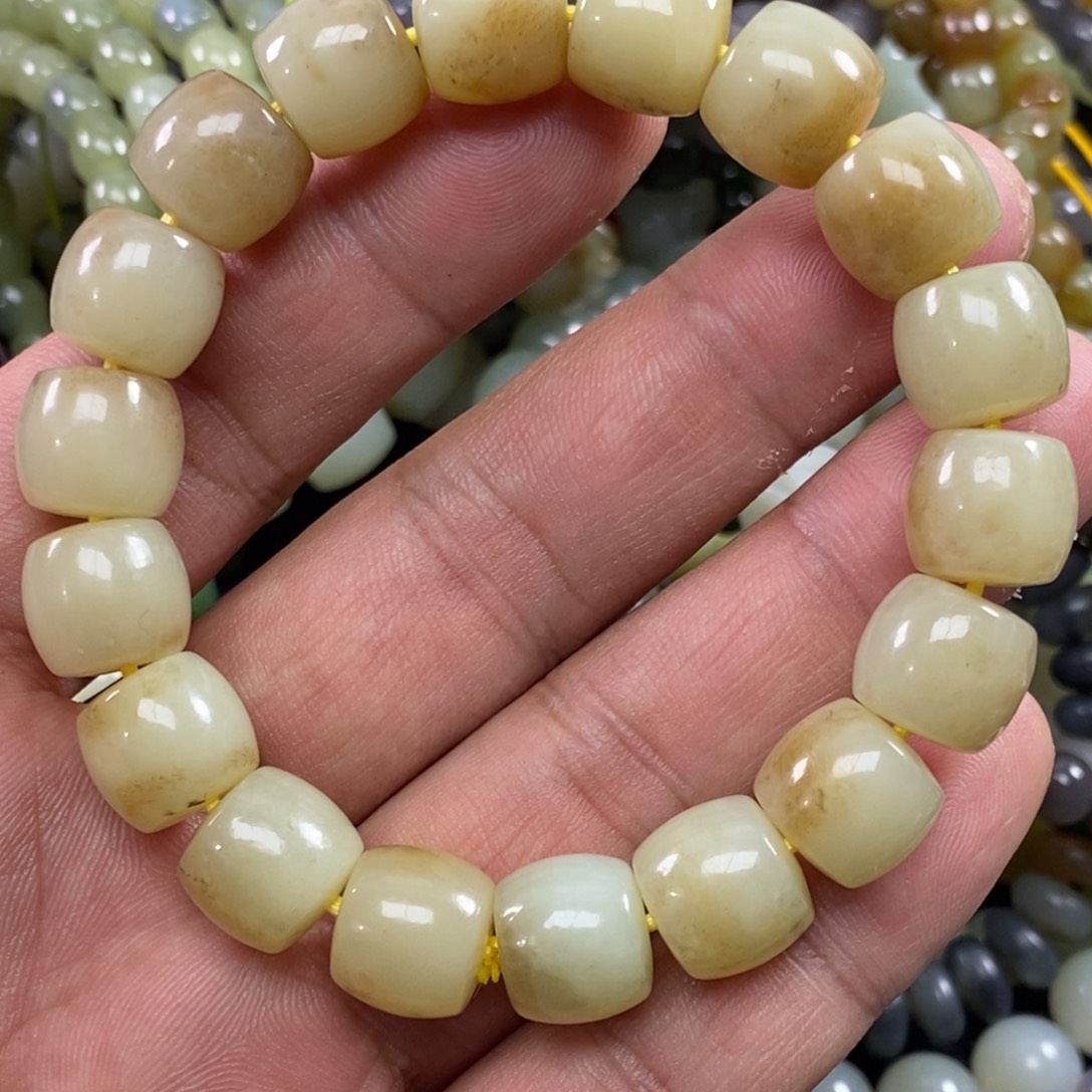 和田玉手链未镶嵌