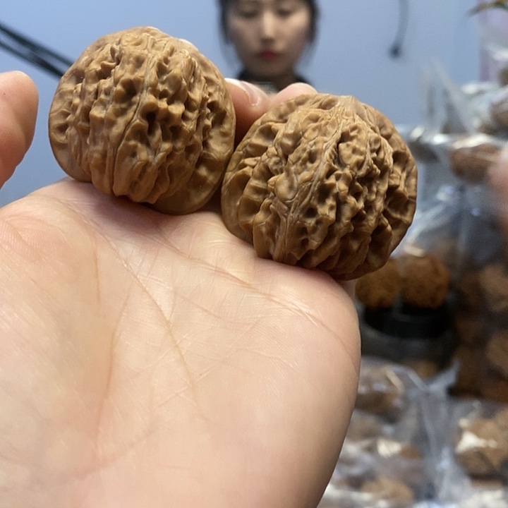 文玩核桃把件41四座楼油