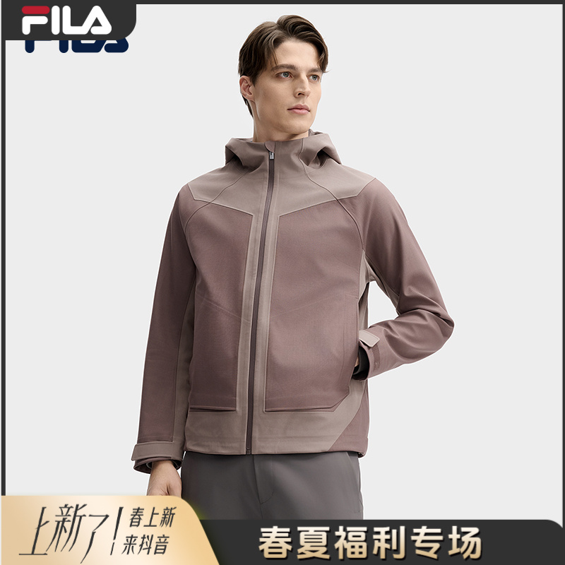 Fila/斐乐2025年春季新款户外休闲运动百搭男夹克外套F11M512706F