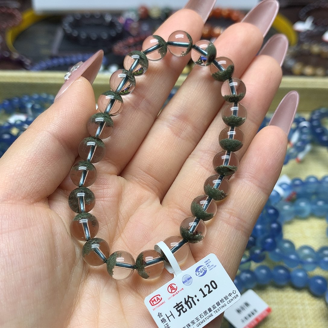 水晶手链未镶嵌蓝*寶手链