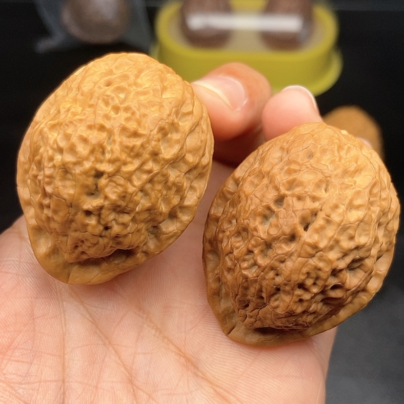 【闪购商品】把件文玩核桃40尺罗汉头52克