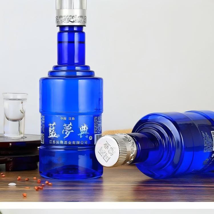 鲸典蓝梦典 42度白酒 500ml（两瓶瓶装）无卡盒PET材质