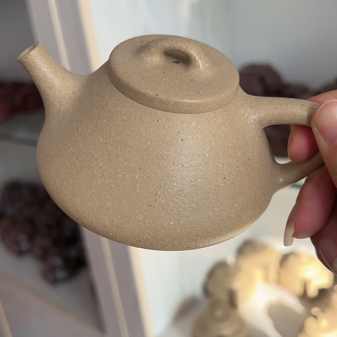 紫砂茶壶黄龙山原矿本绿230