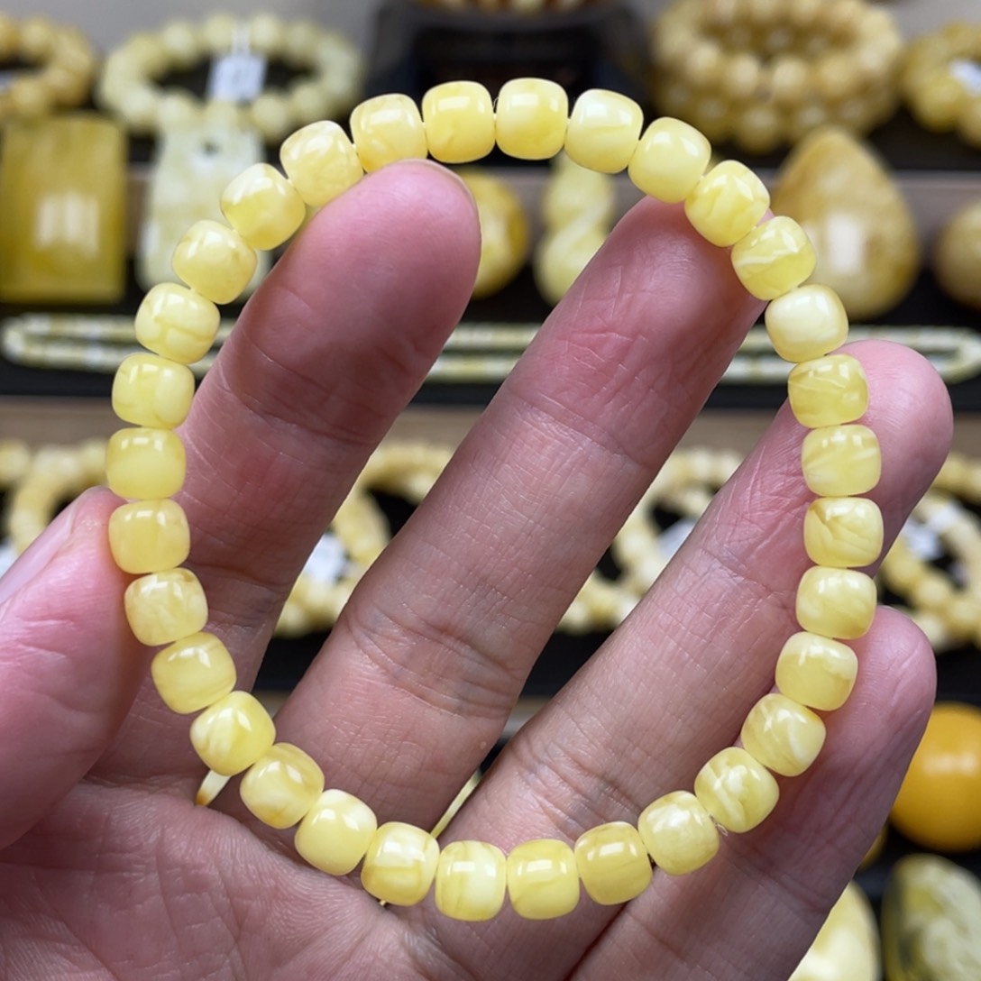 琥珀裸石未镶嵌琥珀蜜蜡