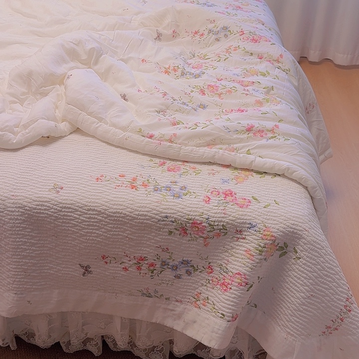 棉韩国新款床盖四件套