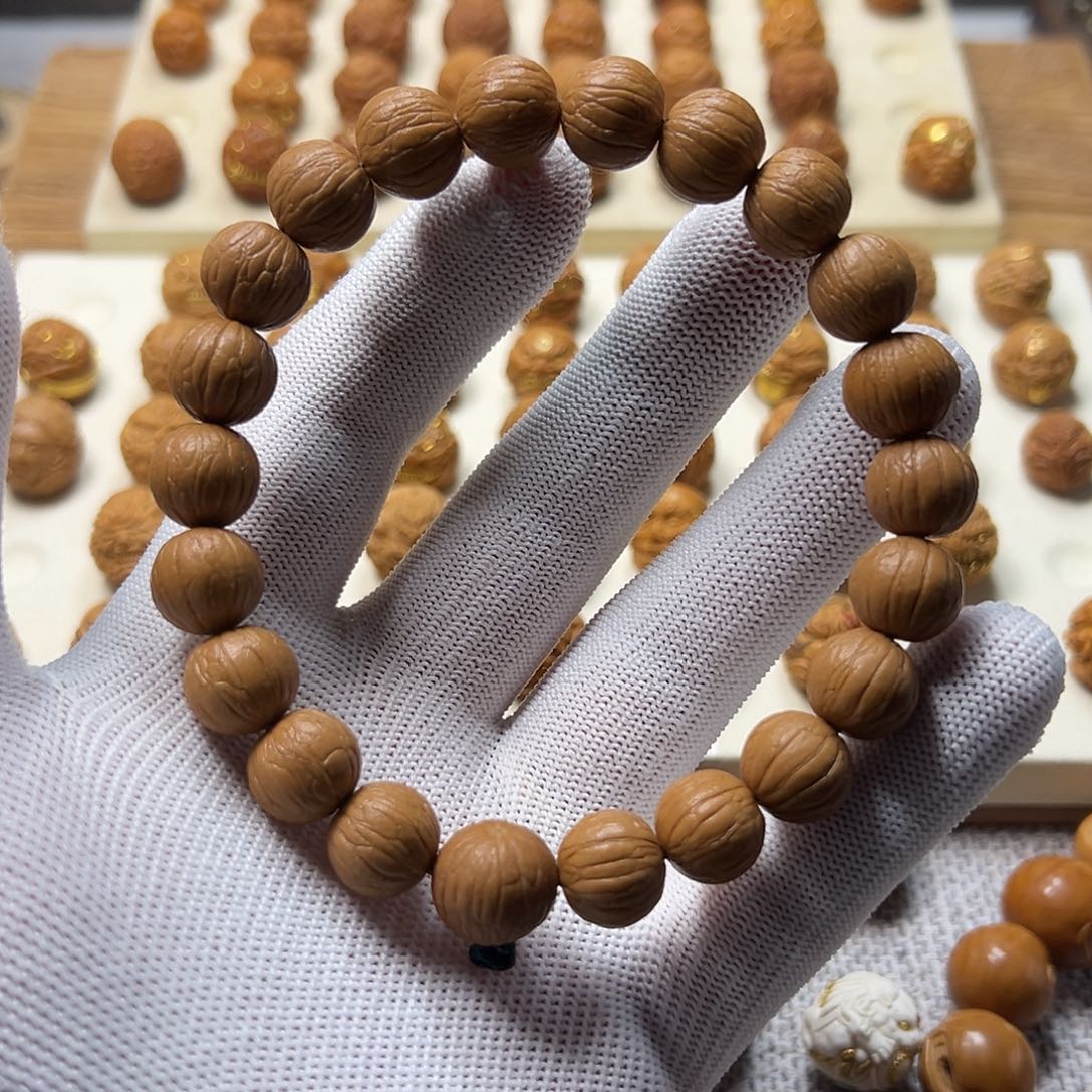 吊坠猴头核桃猴头核桃聚宝盆手串