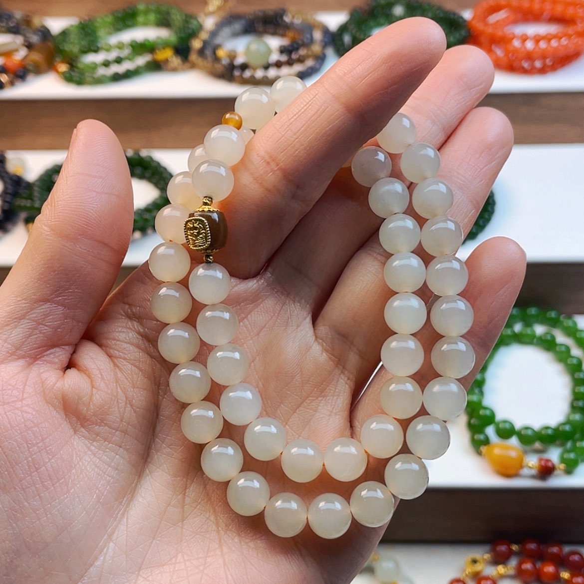 【闪购商品】和田玉手串未镶嵌