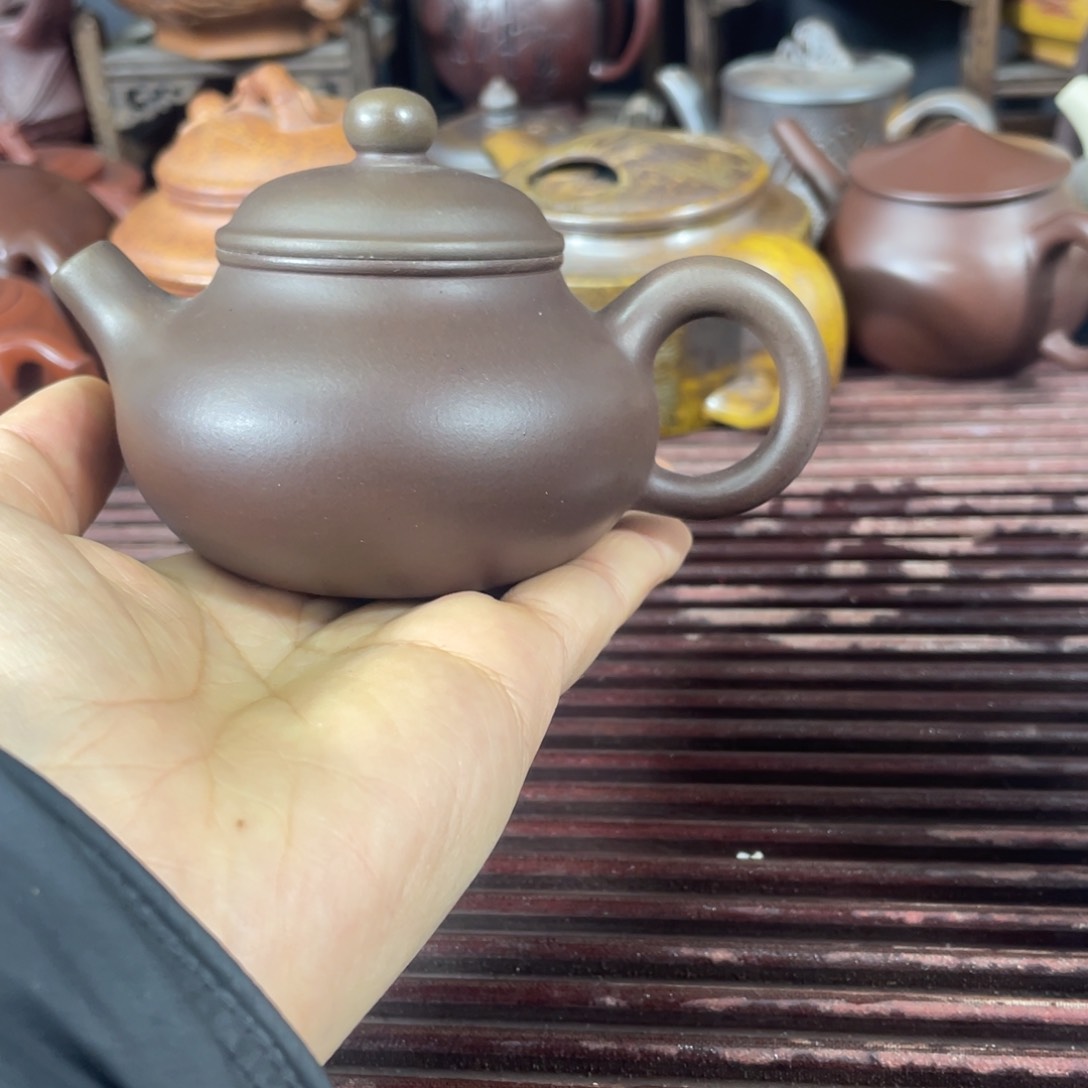 宜兴原矿紫砂壶手工