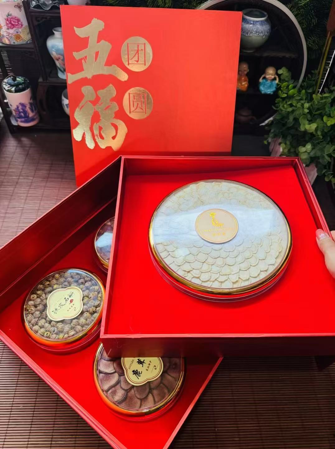 东北精品西洋参 人参礼盒装 春节送礼 长辈领导 高档 