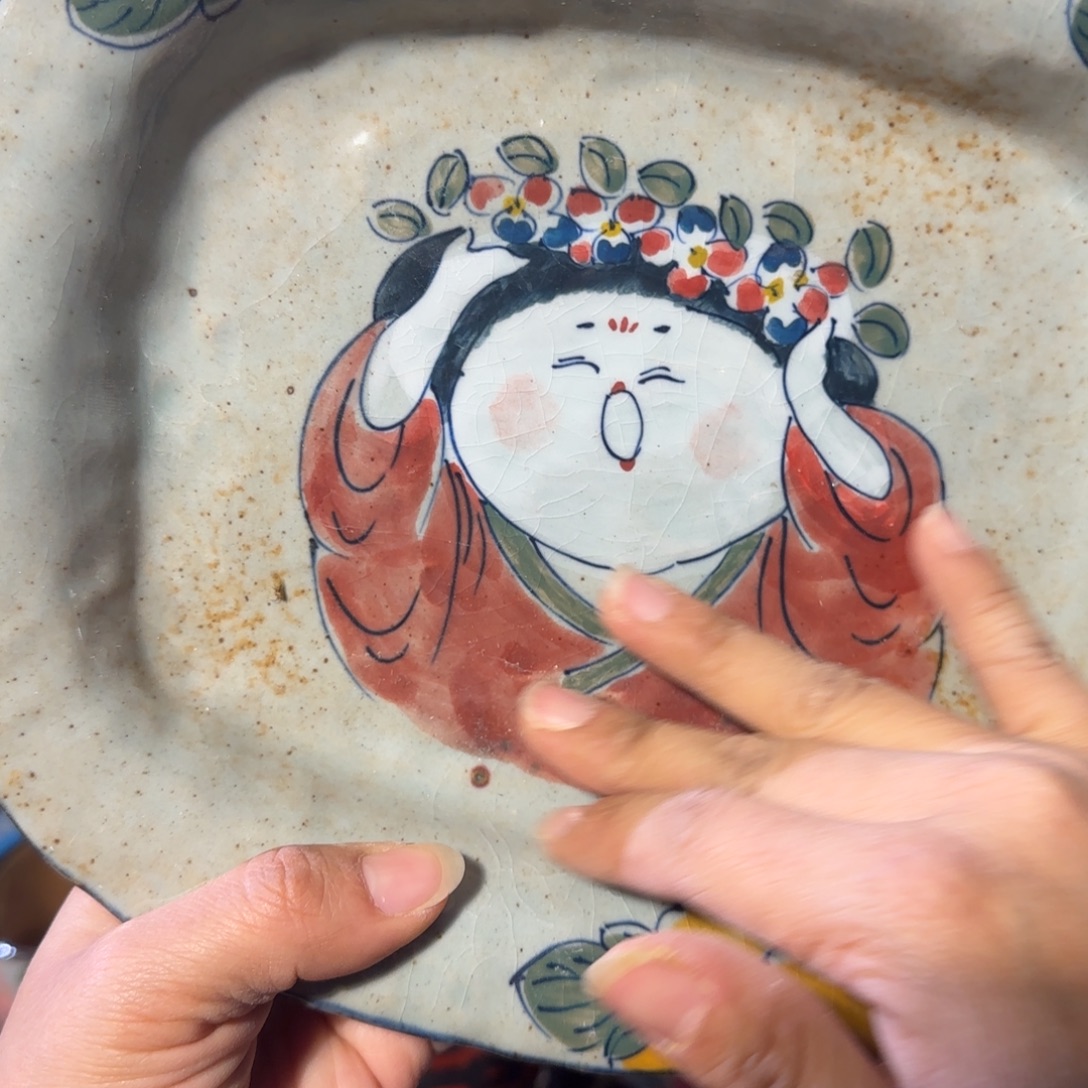 景德镇釉下彩陶瓷微瑕102