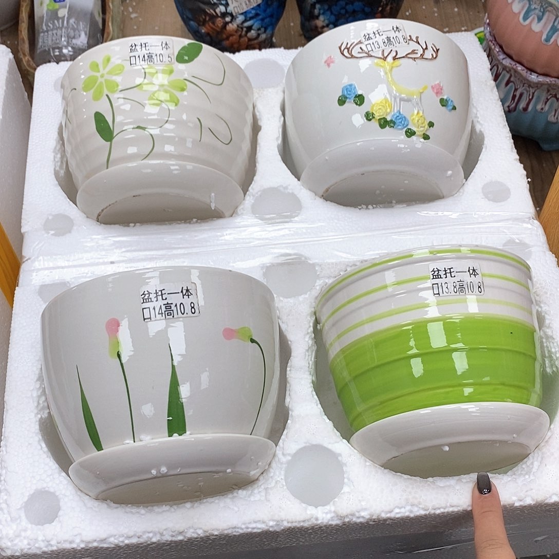 陶瓷@陶瓷花盆@@5838682969