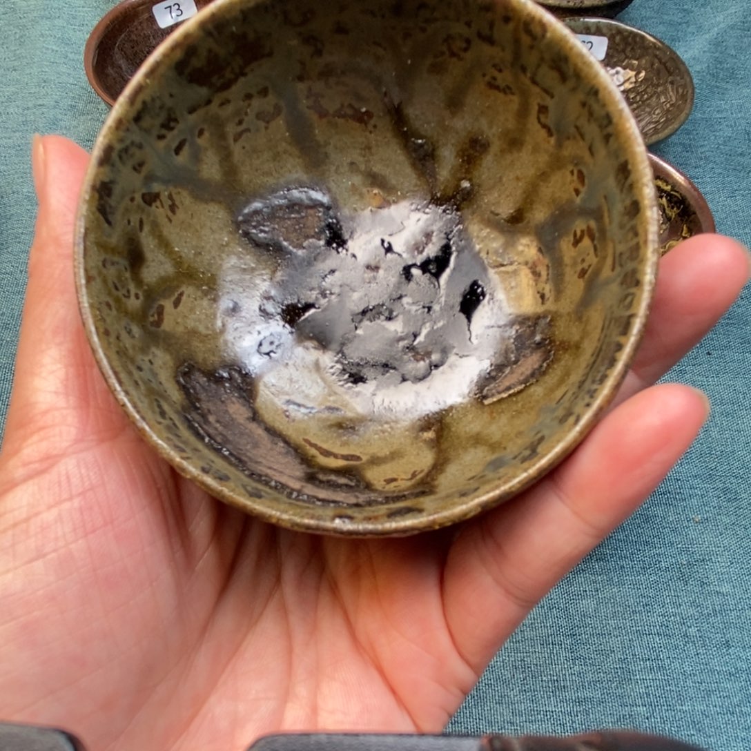 柴烧建盏茶盏茶杯57