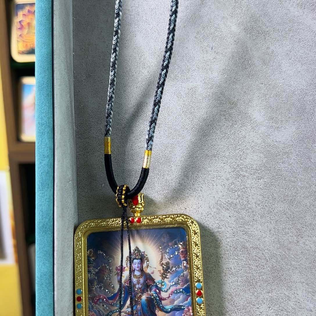 观观音菩萨洒金钛钢