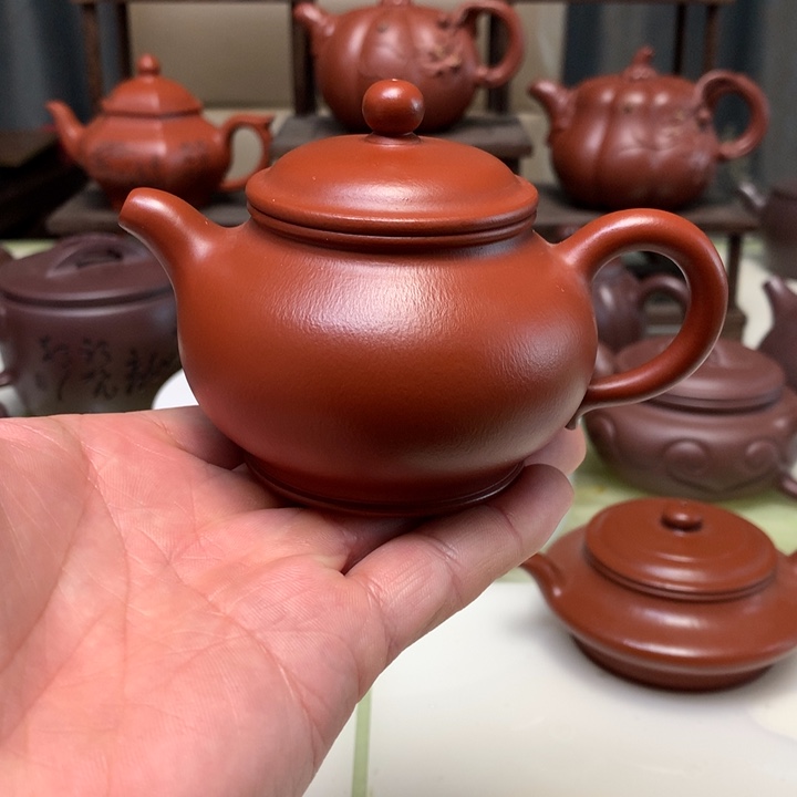 潘壶全手工朱泥150毫升