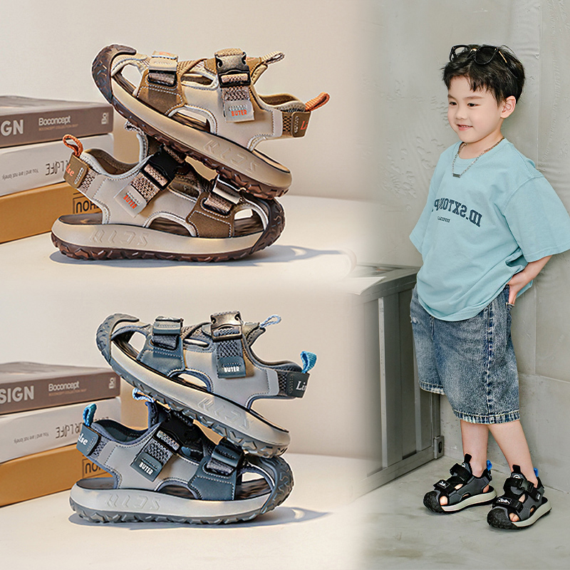 【包头】夏季2025年新款男凉鞋时尚男凉鞋防踢防撞耐磨耐造运动凉鞋