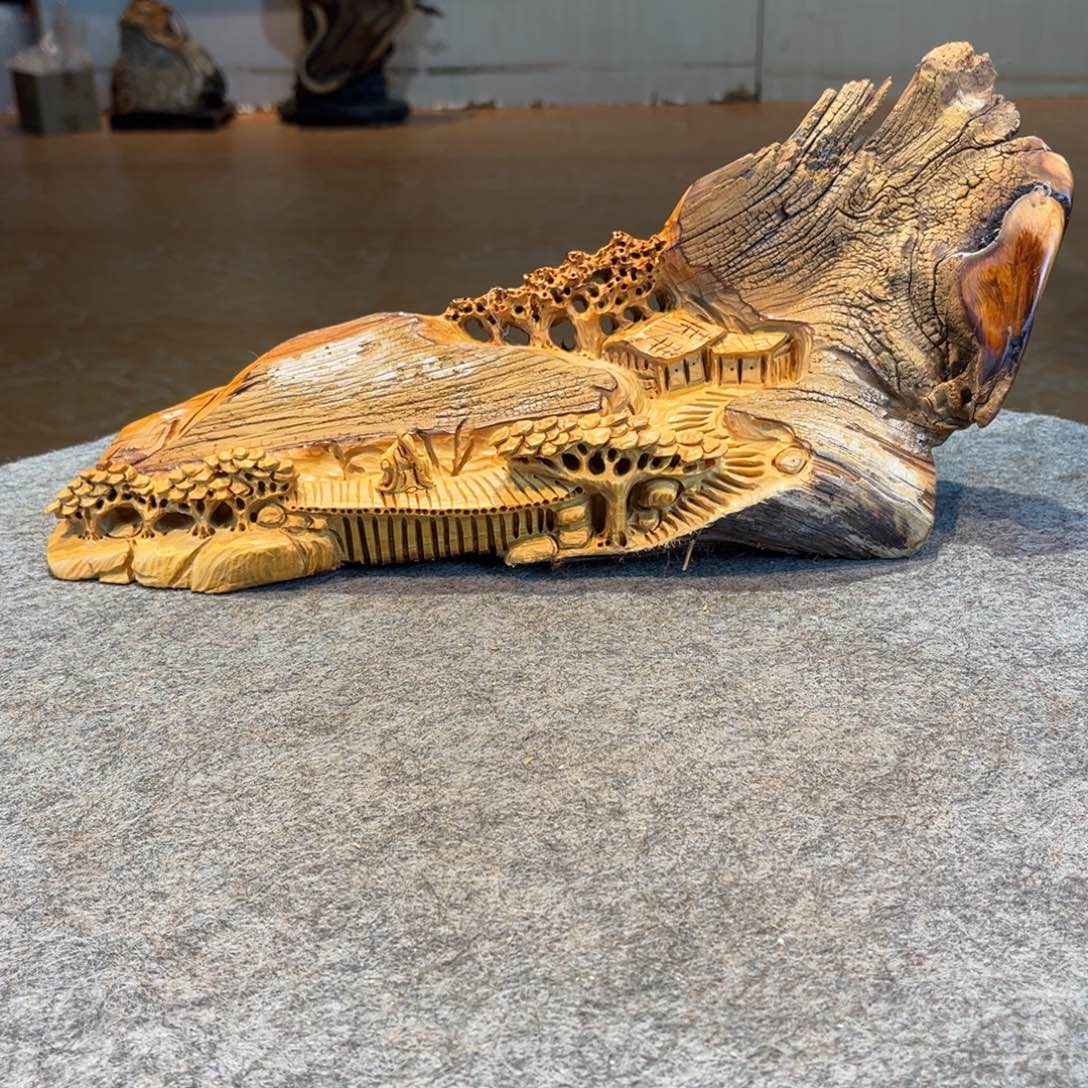 柏木（崖柏）根雕摆件工艺品