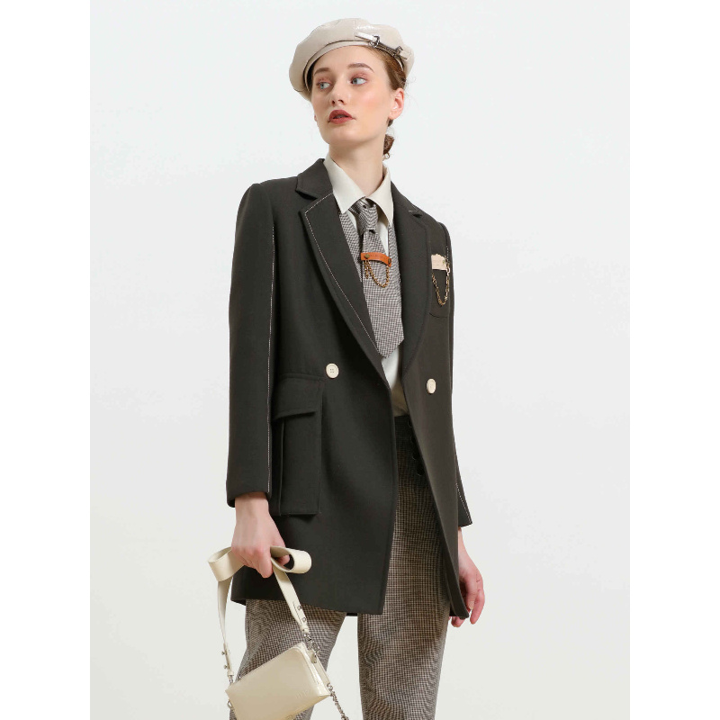 【九月】莱芙艾迪儿高级感西服新款设计感西装1D4D14105