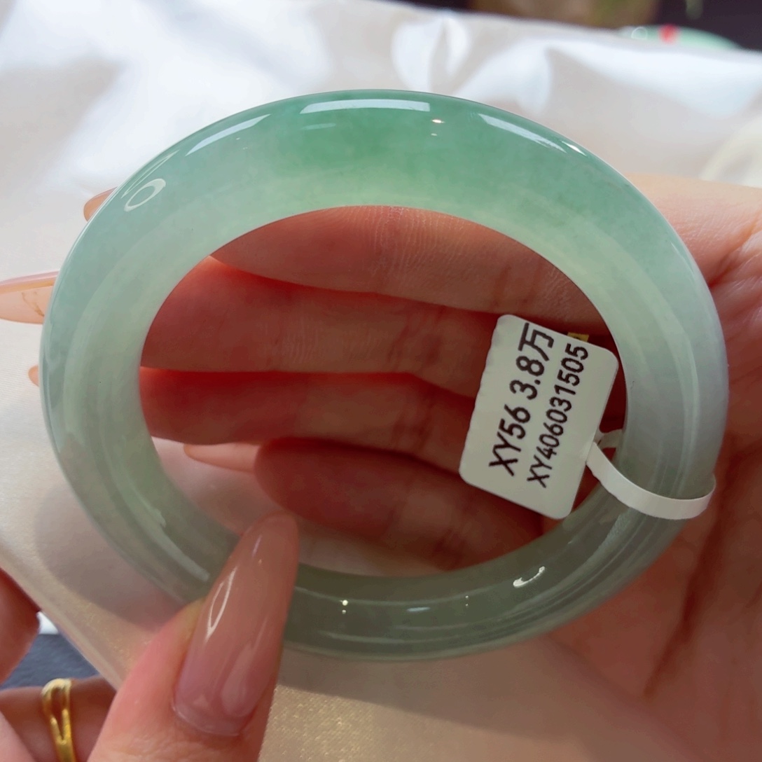 翡翠未镶嵌手镯（圆镯）22（20号）