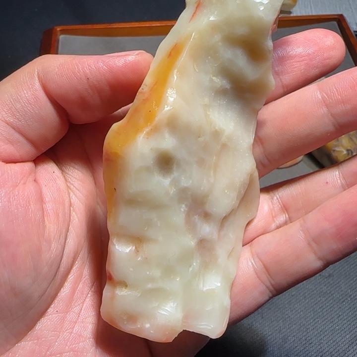 寿山石翘*神福集福寿山石印章