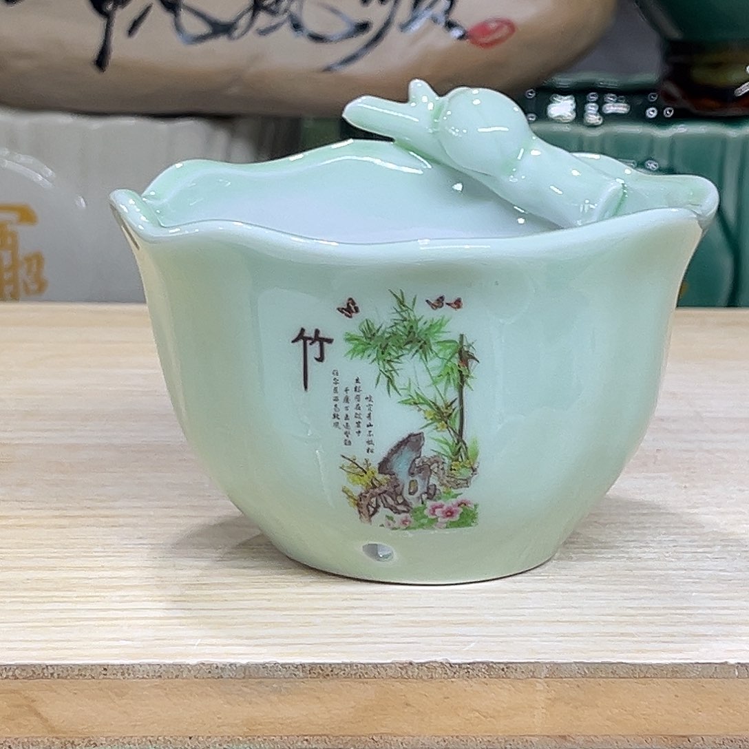 陶瓷绿植多肉微瑕花盆口径11*7.5