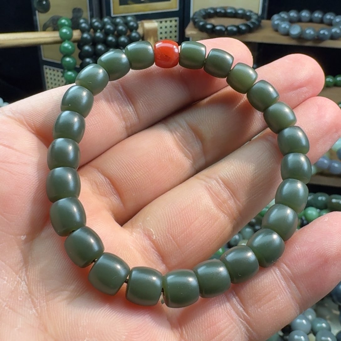 和田玉手链未镶嵌