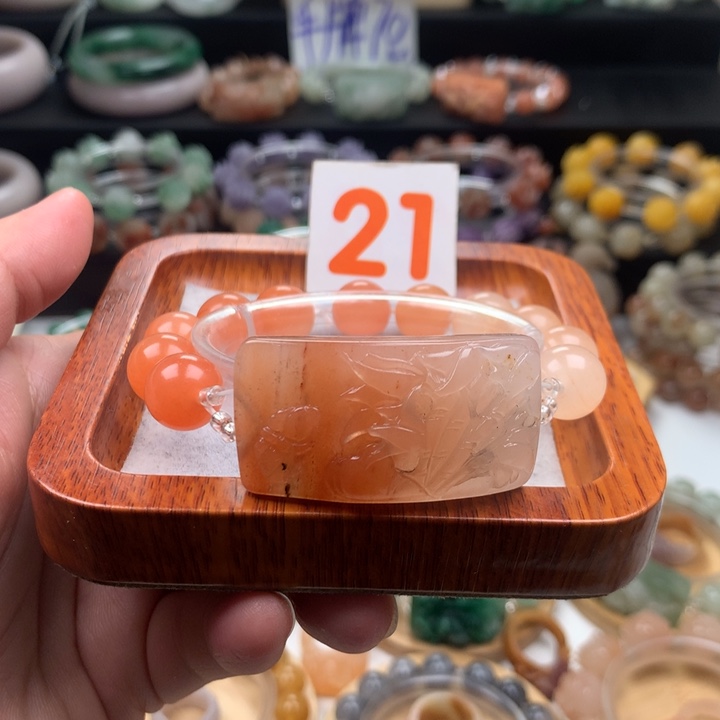 石英质玉手链未镶嵌
