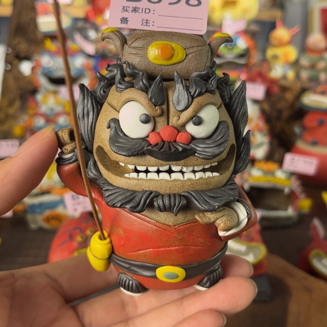 泥塑纯手工茶宠摆件