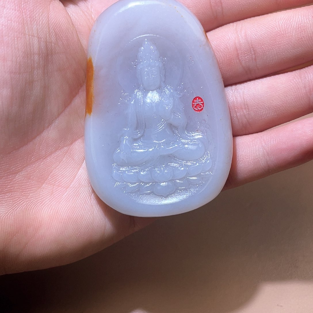 和田玉未镶嵌颈饰A7 