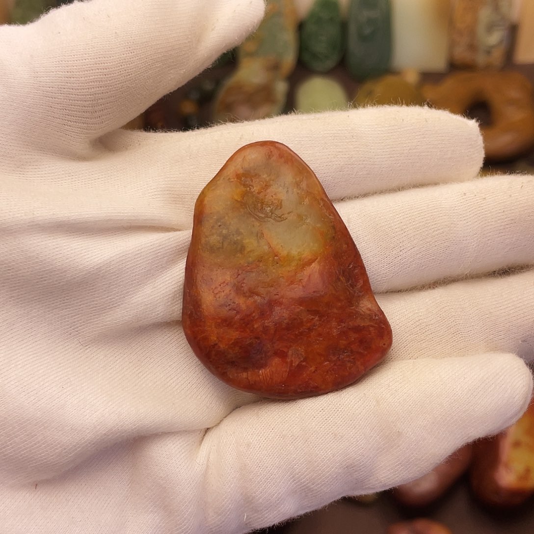 岫岩河磨玉（透闪石质玉）未镶嵌颈饰