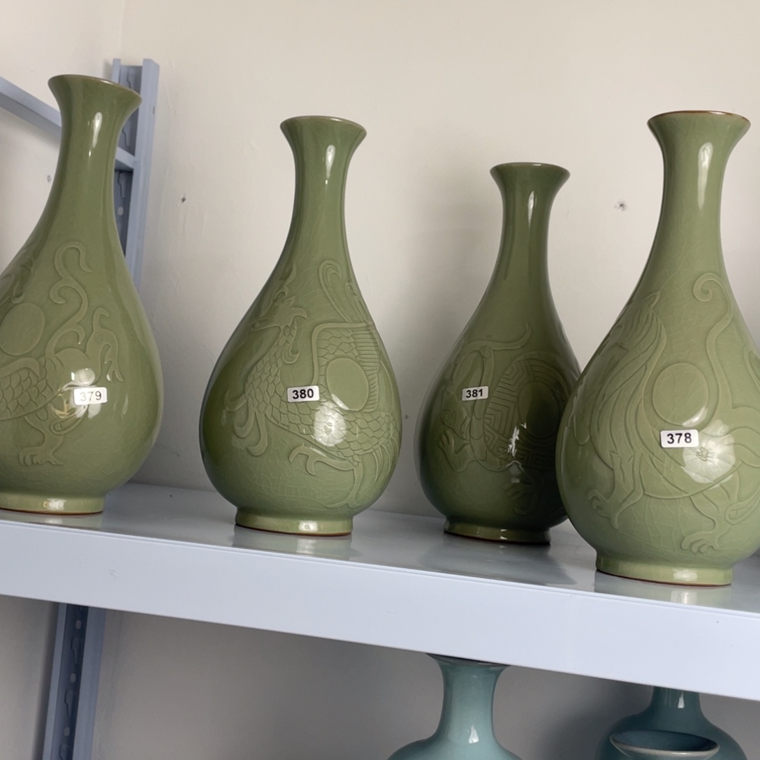 中***夜陶378、379、380、381号4个瓶子$