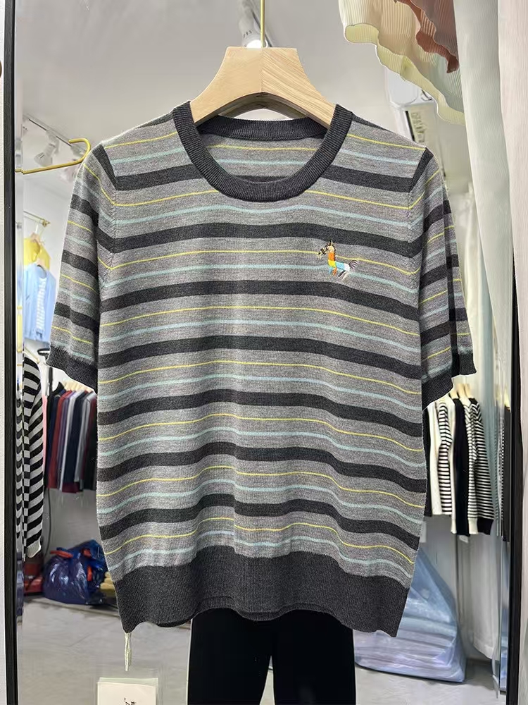 【现5108号 条纹上衣】--姐妹服饰2店