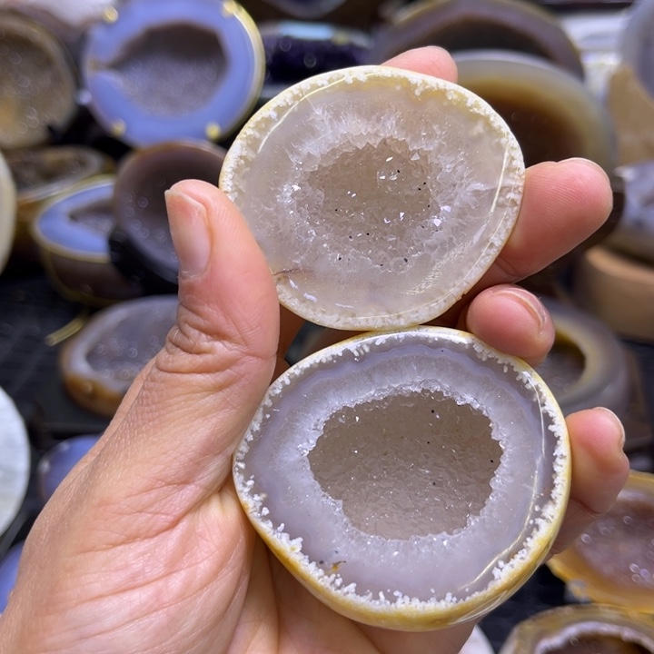 水晶珠宝半成品14K金镶嵌