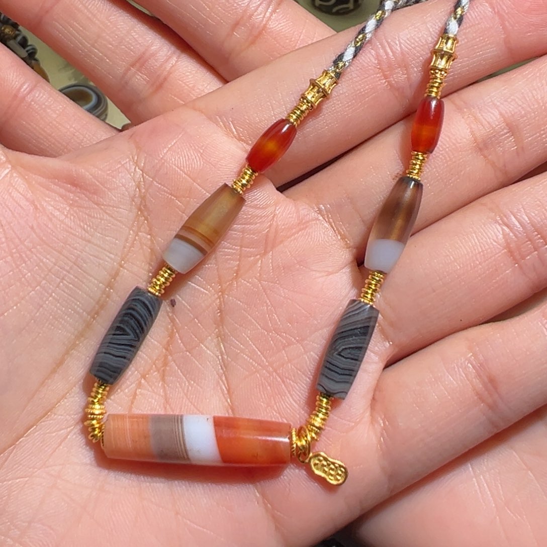 玛瑙/玉髓未镶嵌颈饰