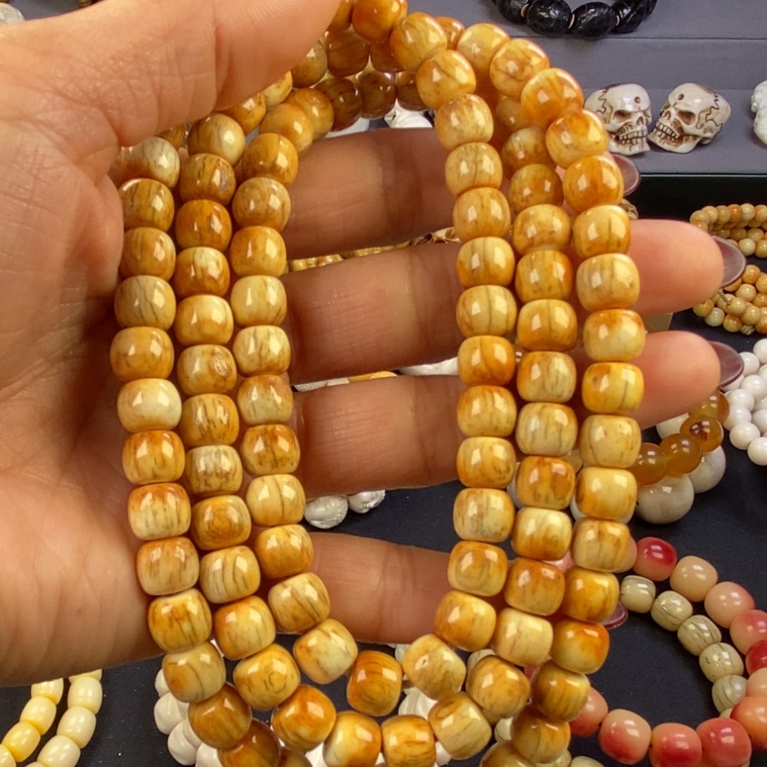 鹿骨把件惜好看好玩