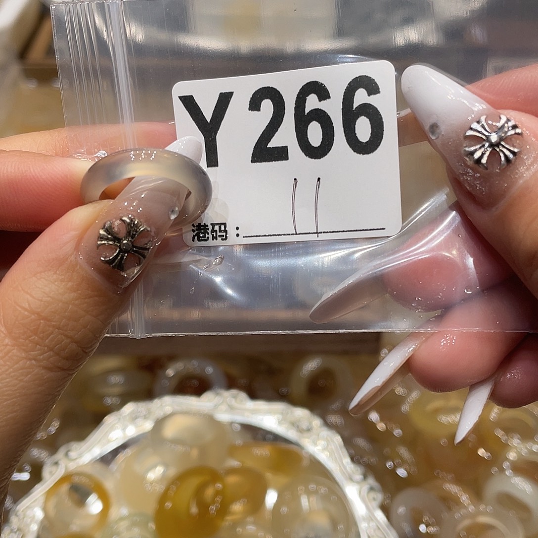 玛瑙/玉髓未镶嵌戒指266