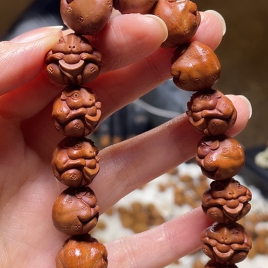 手串/手链橄榄核龙纹桃核