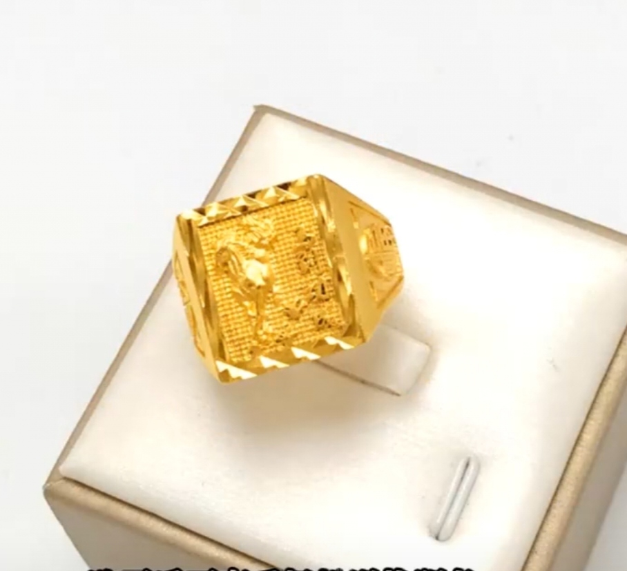 合金戒指 （马到成功）新款上新1.6×1.8重约10克开口可调