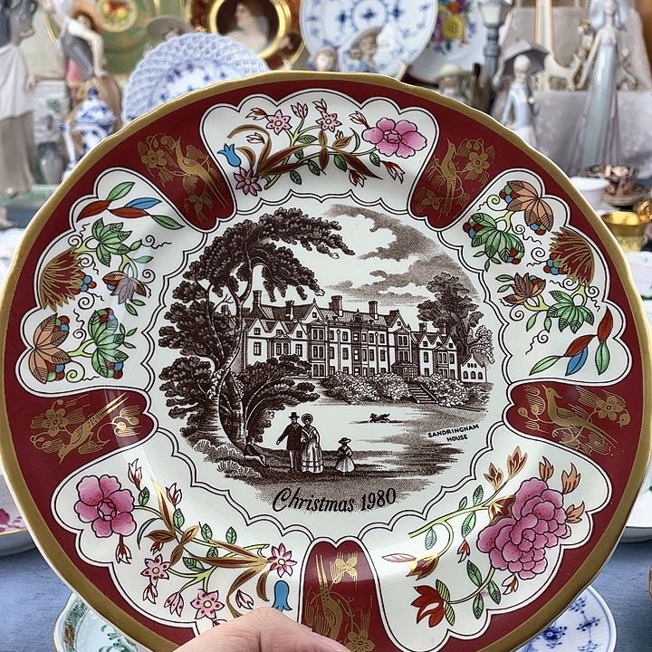 中古欧瓷咖啡杯盘子