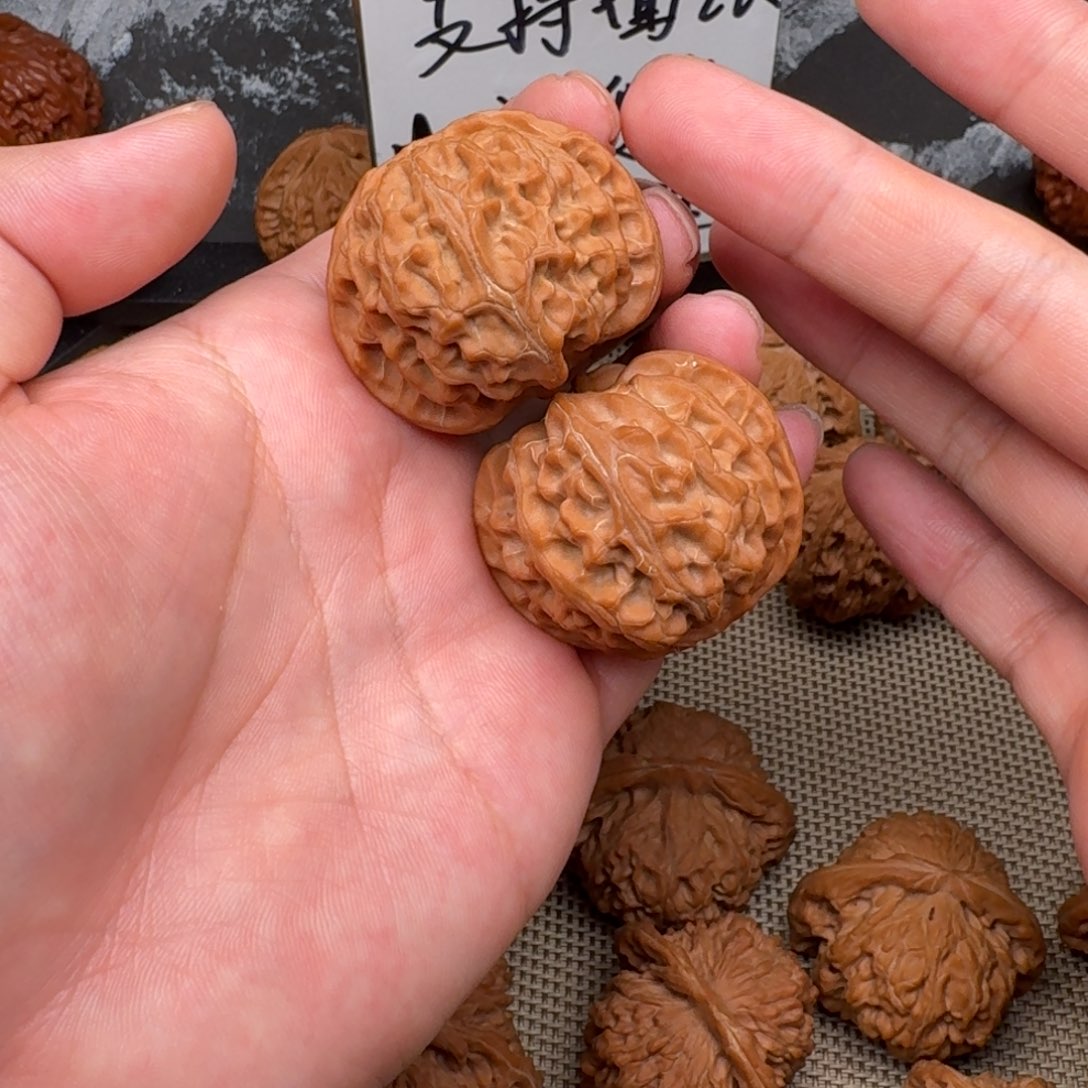 把件文玩核桃39尺全品苹果
