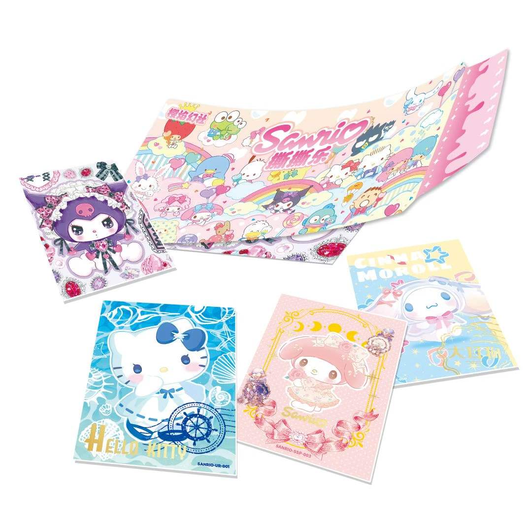 【拆宝箱】樱焰幻社-三丽鸥明星家族福卡撕撕乐二创潮玩盲盒代拆