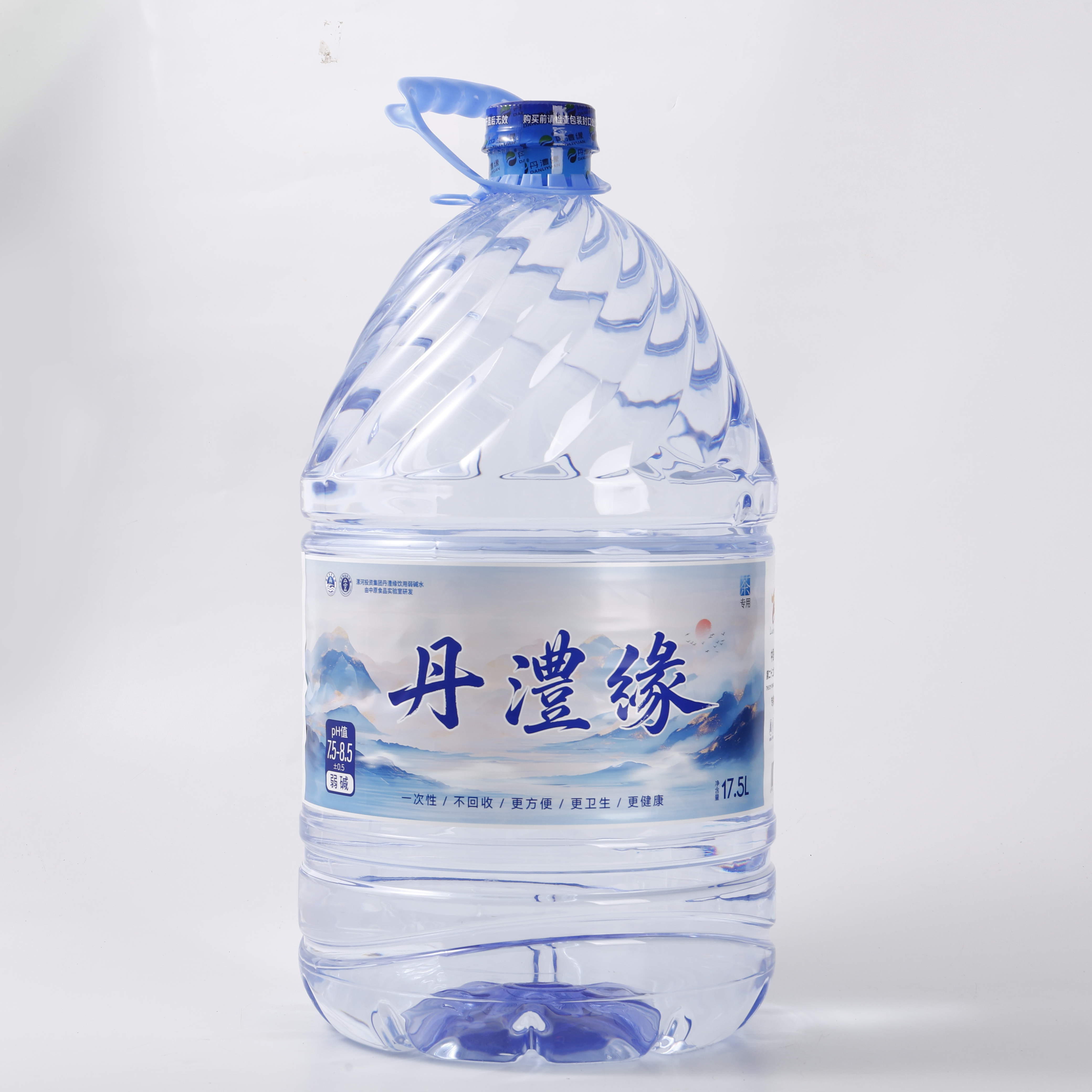 丹澧缘水17.5升一次性桶装水大桶水弱碱水泡茶水饮用水纯净水【水哥专属】
