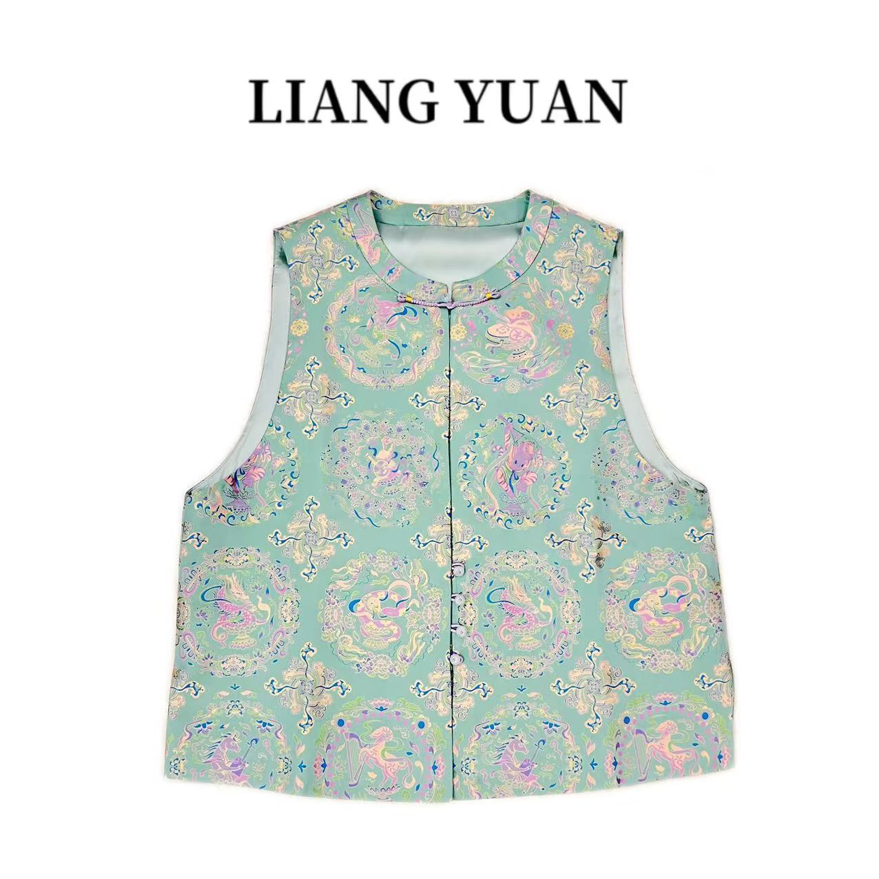 【十二生肖全家福】钱小萍宋锦非遗马甲 里布100%桑蚕丝25WM028