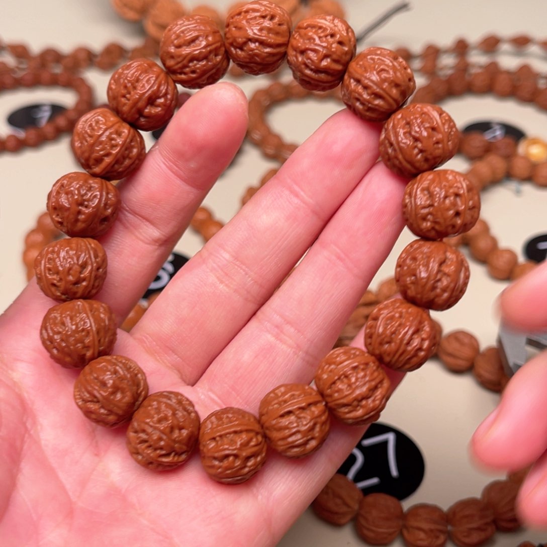 吊坠文玩核桃，京八棱