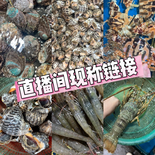 4斤组合搭配海鲜活发压冰直播间链接-顺丰空运-包新鲜不包活