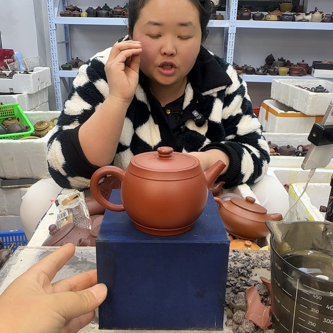 茶壶紫砂宜兴紫砂壶瑕疵处理