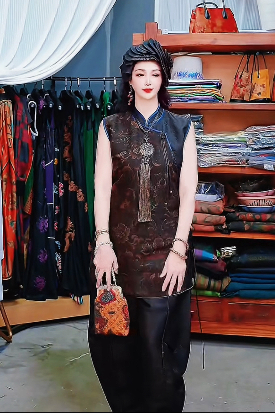 那家姑娘原创设计小众网红时尚新中式四季复古手作国风成套巨富丽