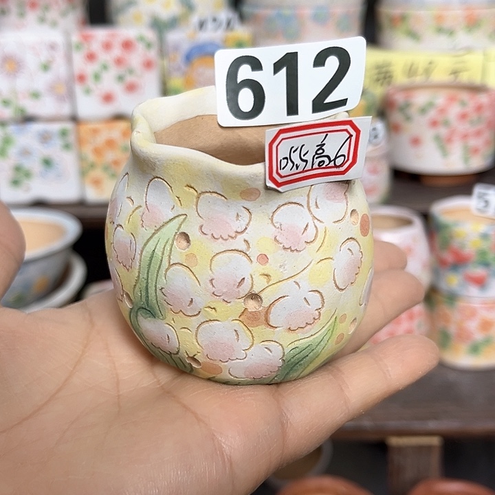 红陶手工多肉植物花盆