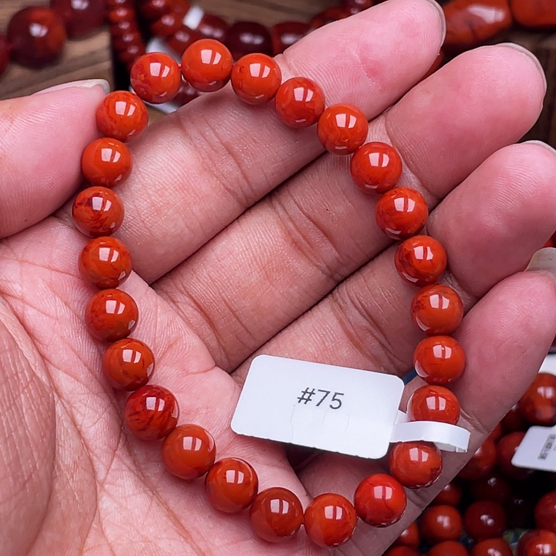 记***哦南红玛瑙未镶嵌手链南红瓦西卡8原矿