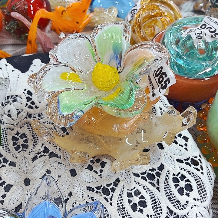 1花头1珊瑚 家悦琉璃工艺品
