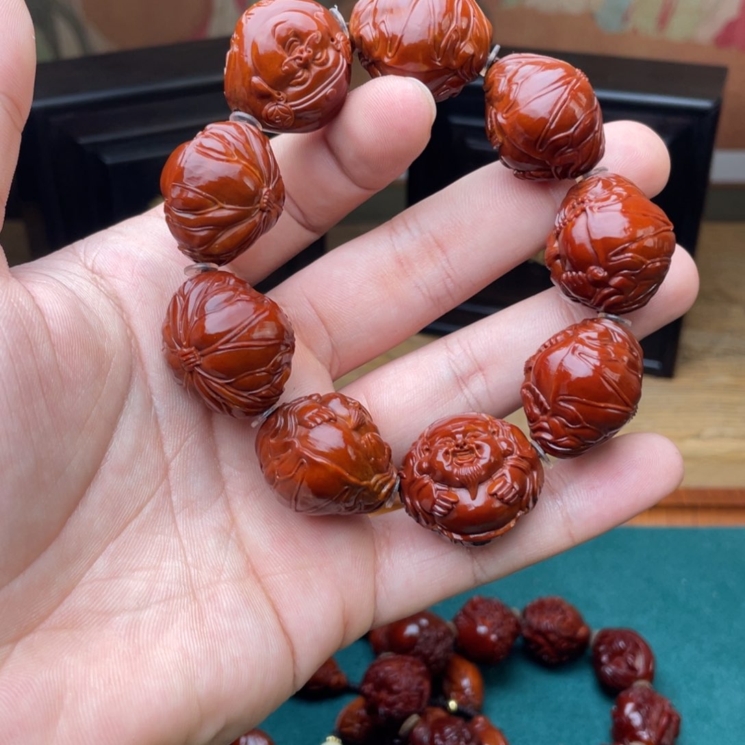 橄榄核手串杰*龟荷叶横财表弟回血